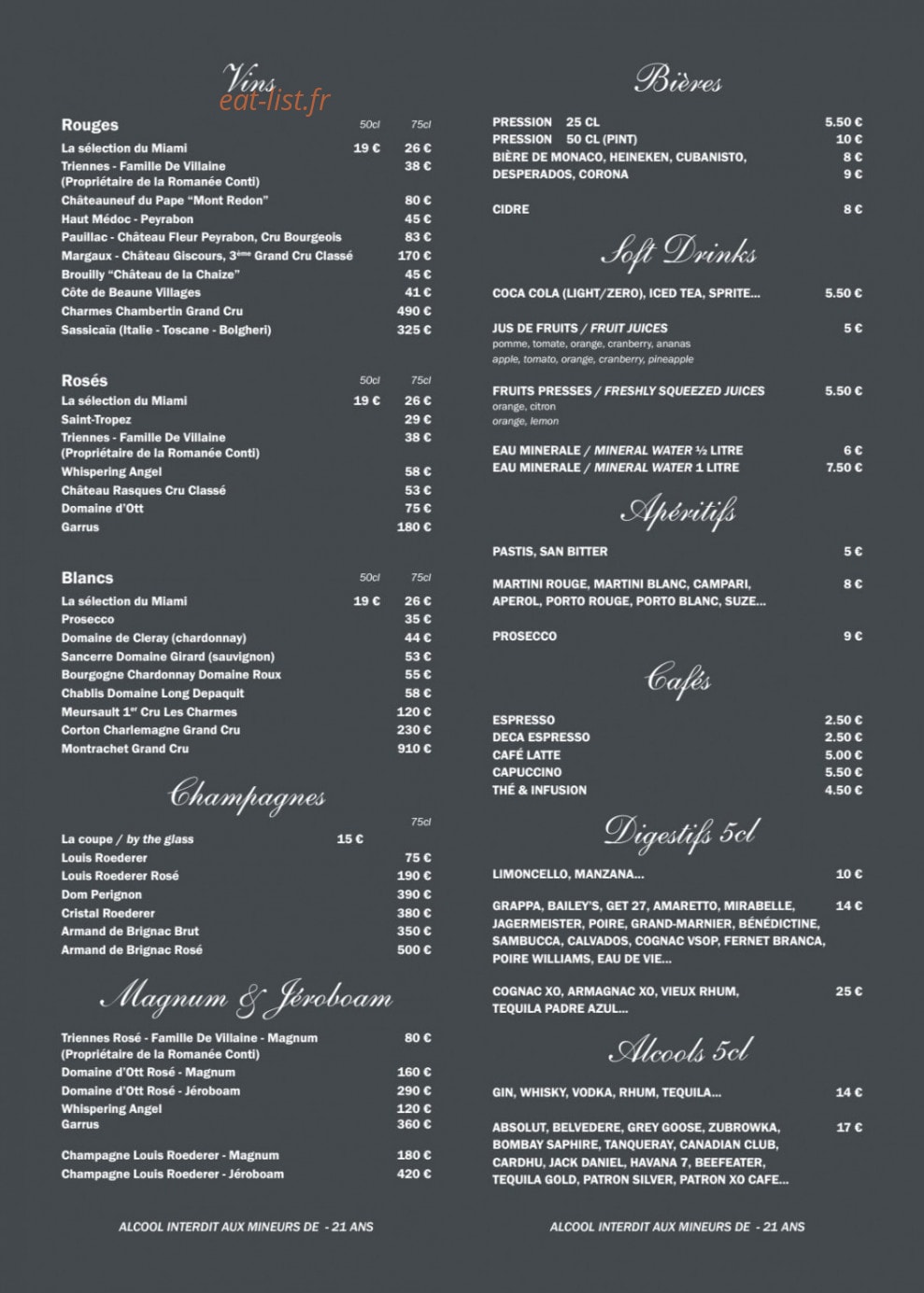 Miami plage — carte page 4