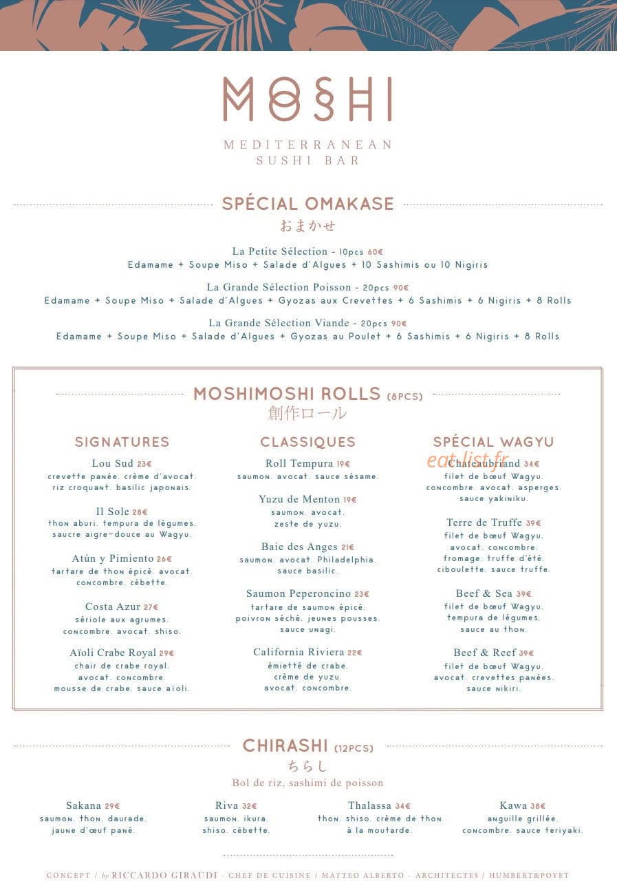 Moshi Moshi — carte page 2
