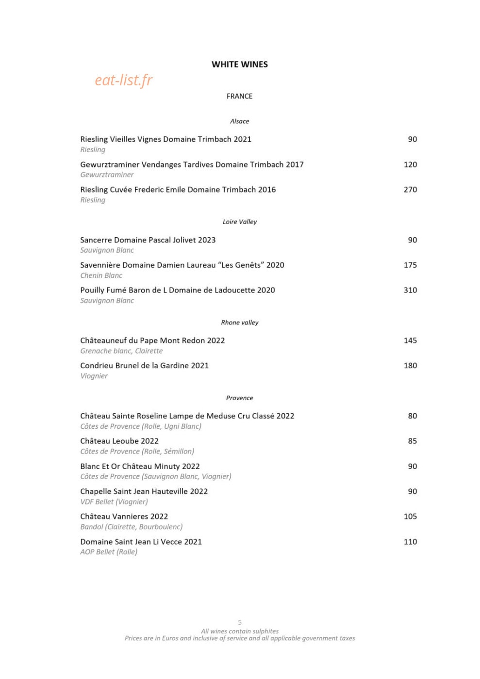 Nobu Fairmont Monte Carlo — carte page 23