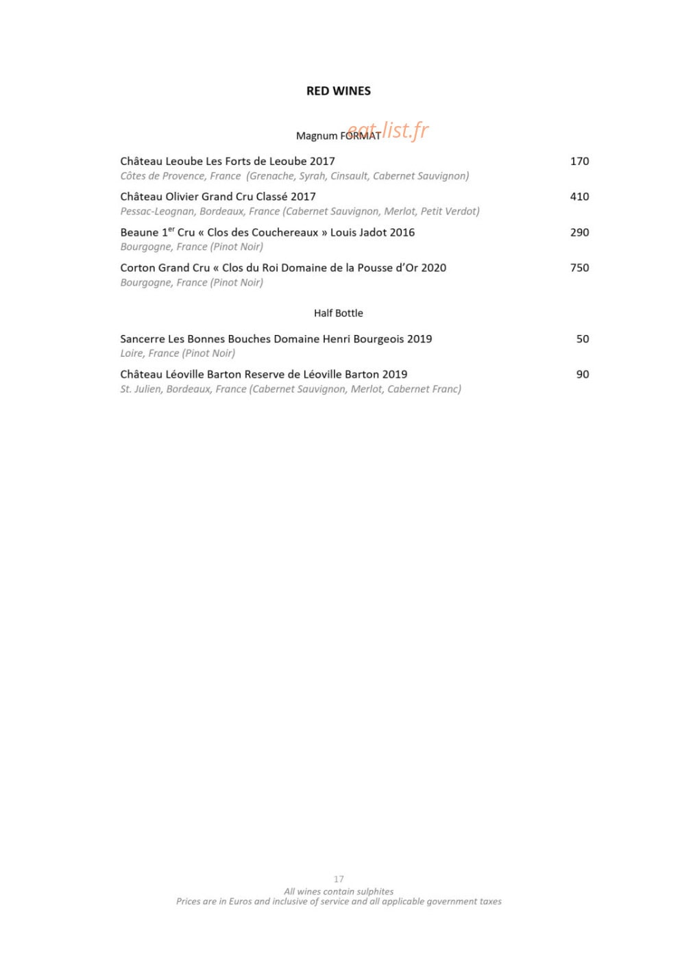 Nobu Fairmont Monte Carlo — carte page 35