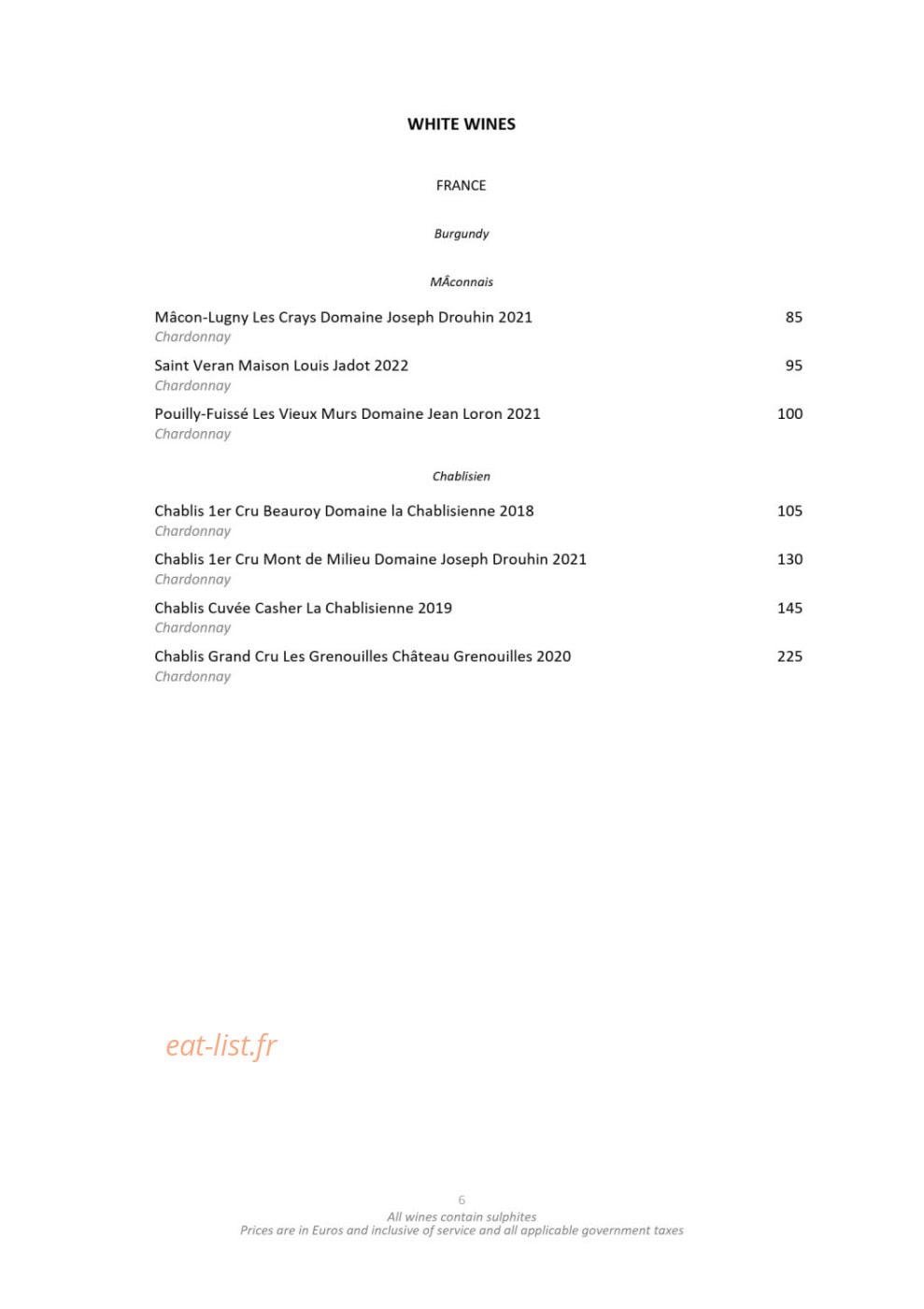 Nobu Fairmont Monte Carlo — carte page 24