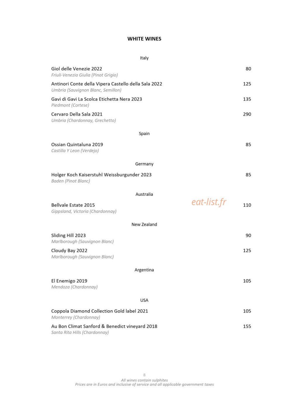 Nobu Fairmont Monte Carlo — carte page 26