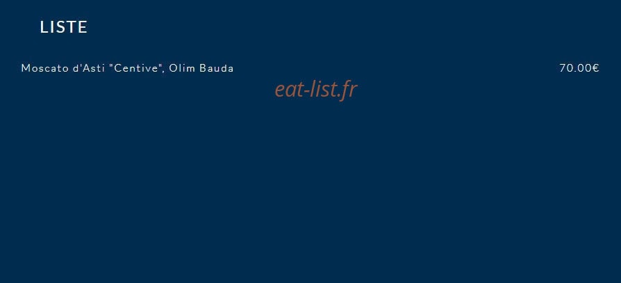 Odéon Café by Cipriani — carte page 31