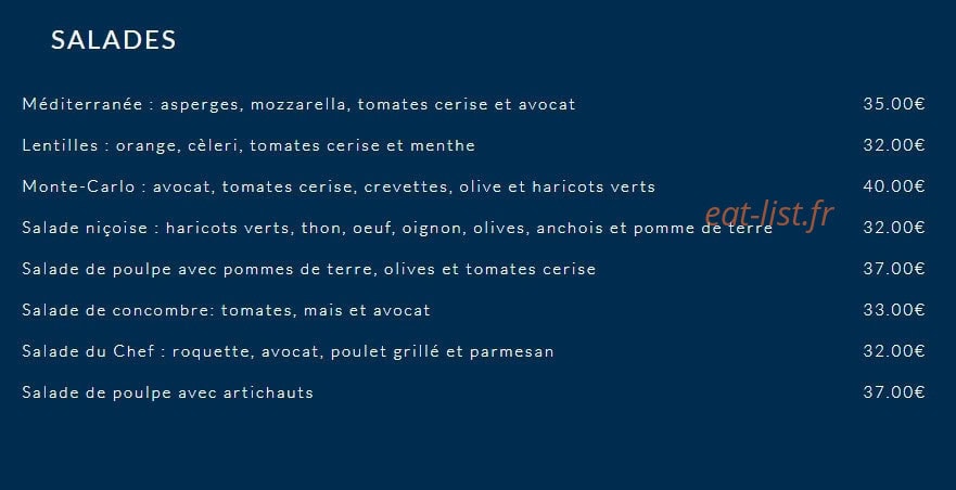 Odéon Café by Cipriani — carte page 3
