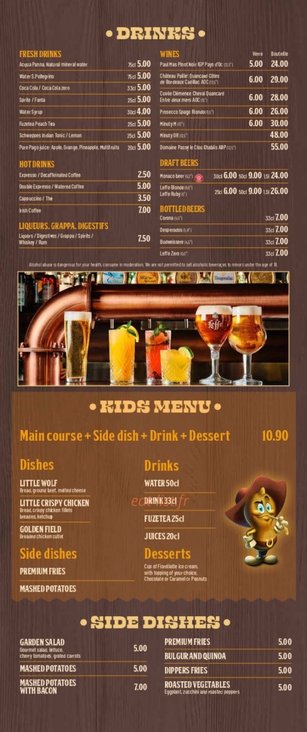 Old Wild West — carte page 4