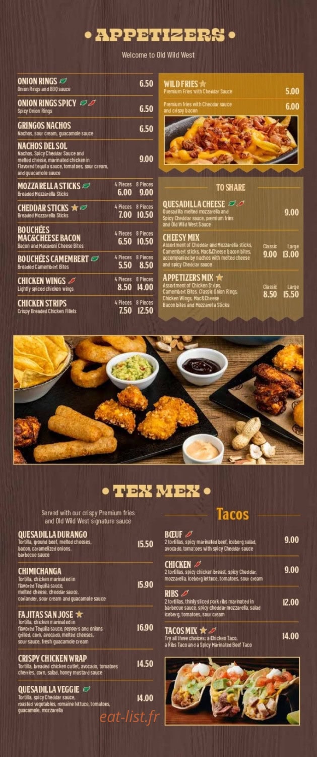 Old Wild West — carte page 3