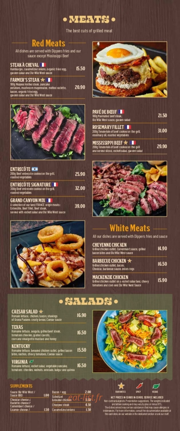 Old Wild West — carte page 2