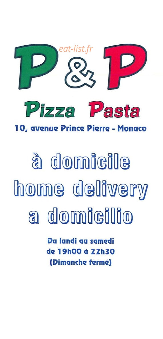 P&P — carte page 1