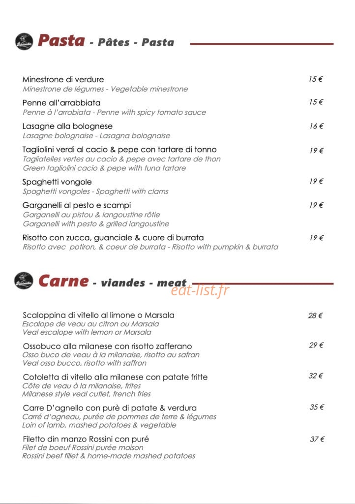 Pulcinella — carte page 2