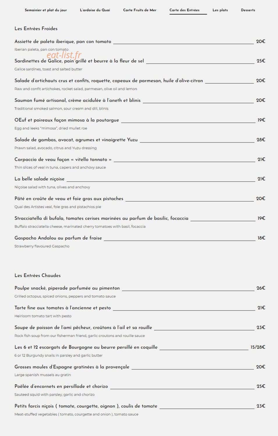 Quai des Artistes — carte page 5