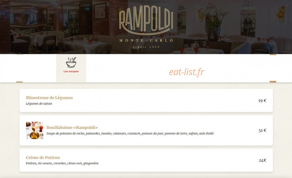 Rampoldi — carte page 2