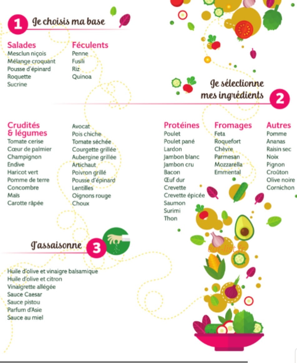 Salad'in — carte page 2