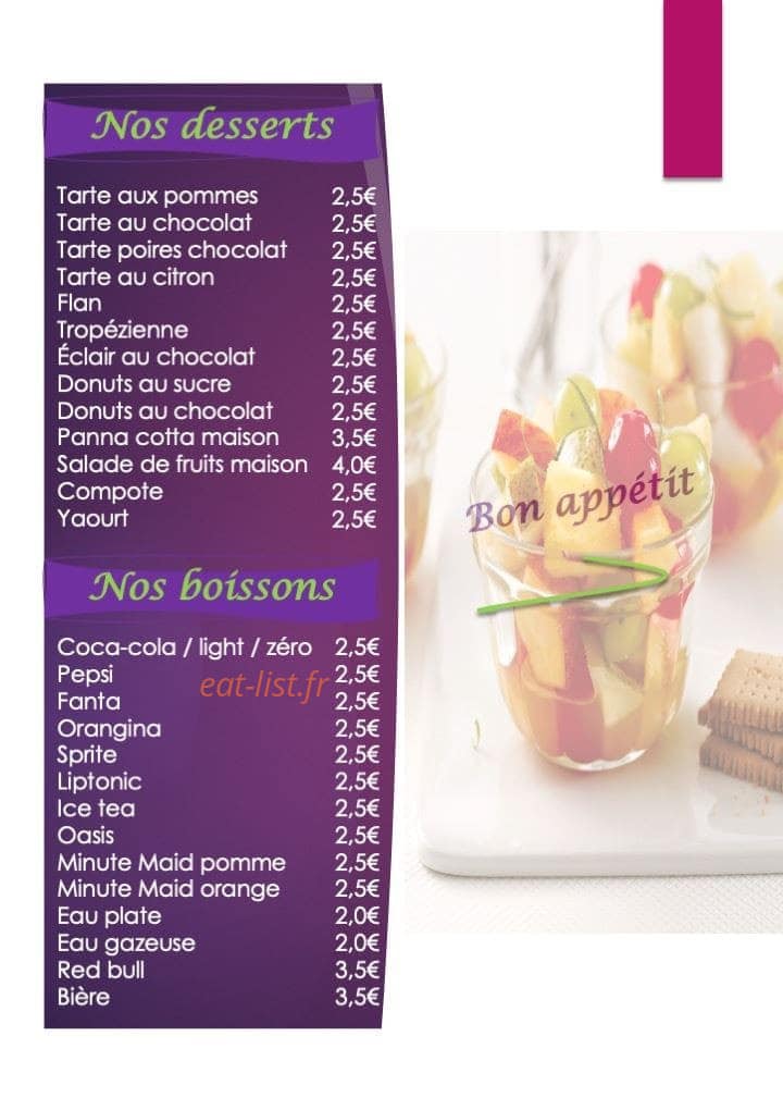 Salad’wich — carte page 4