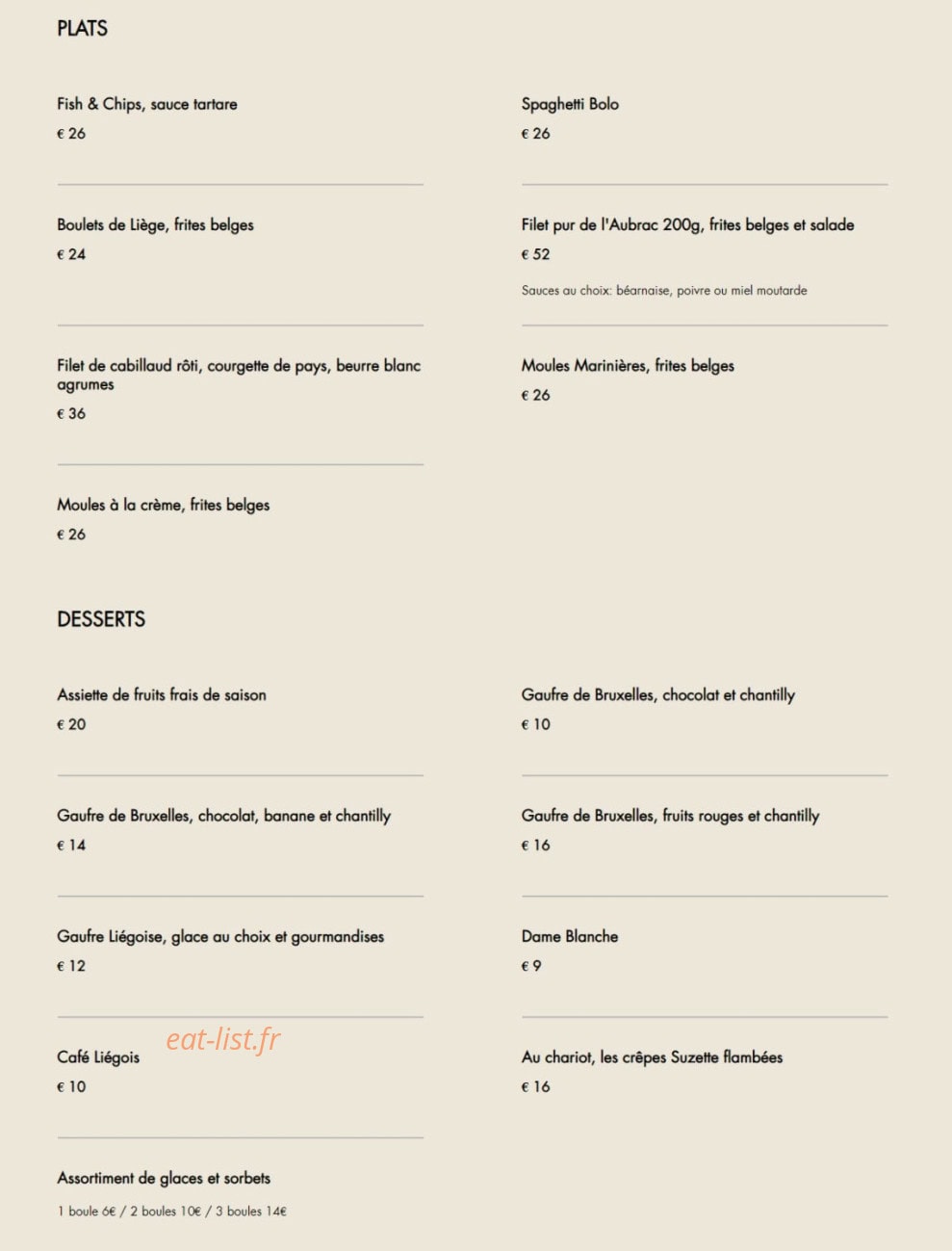 Smakelijk — carte page 2