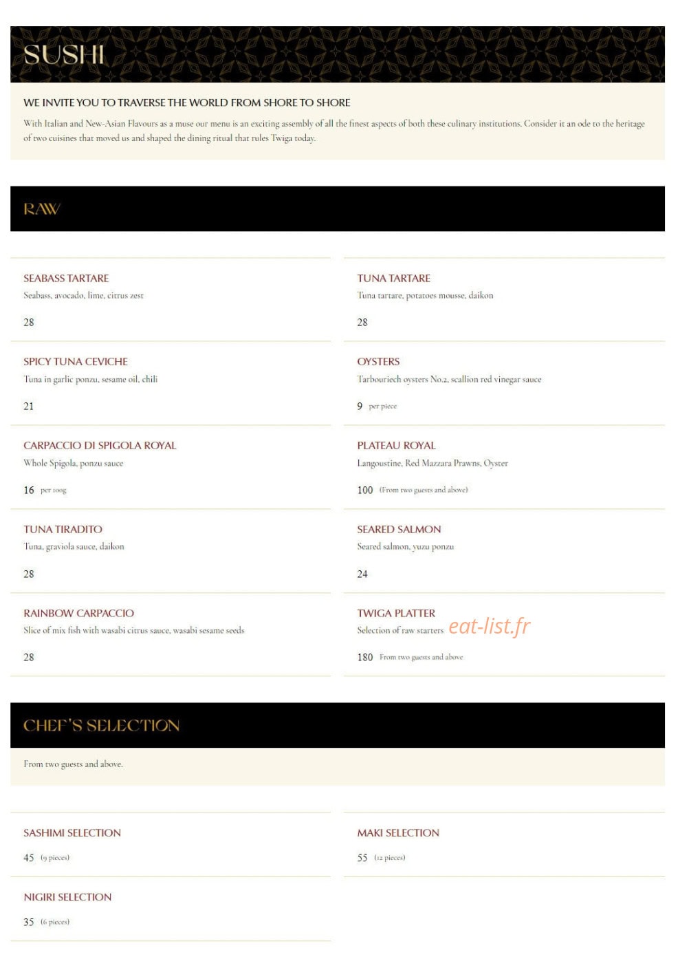 Twiga — carte page 2