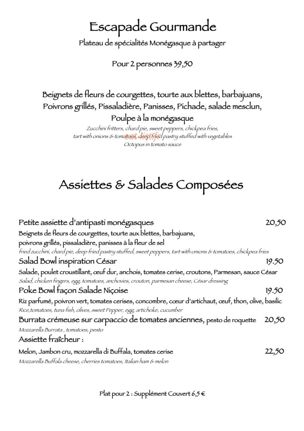 U' Cavagnetu — carte page 1