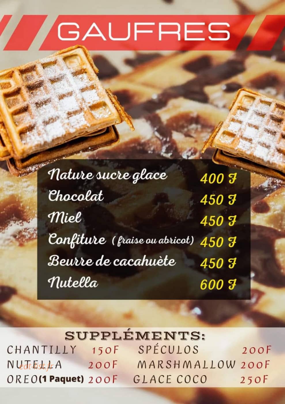 Manuia Pizza Grill — carte page 4