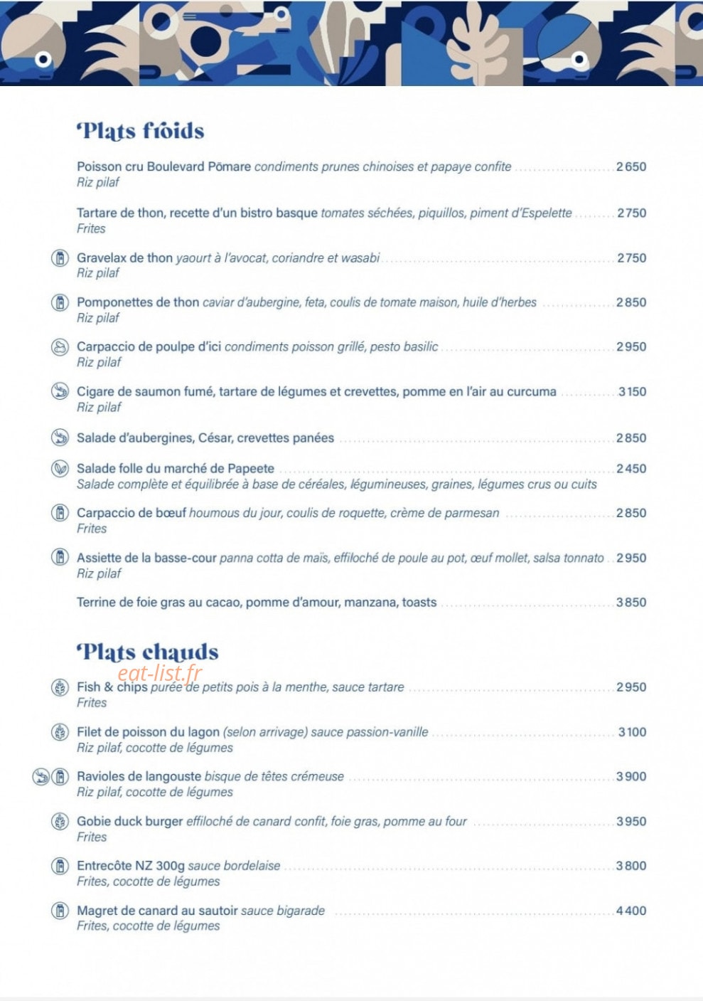 Gobie — carte page 1