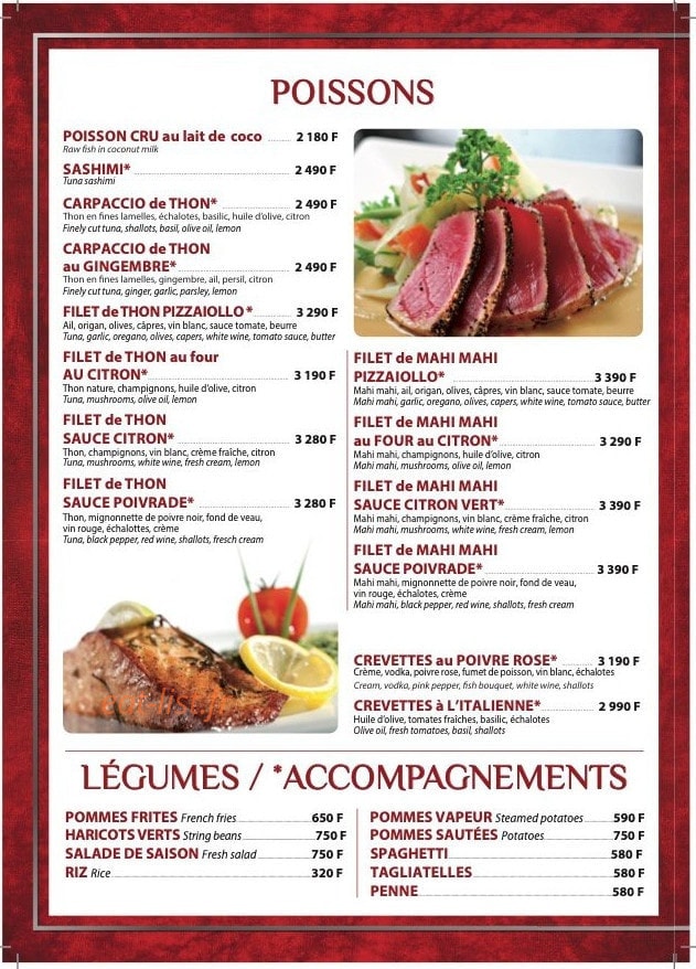 Lapizzeria — carte page 5