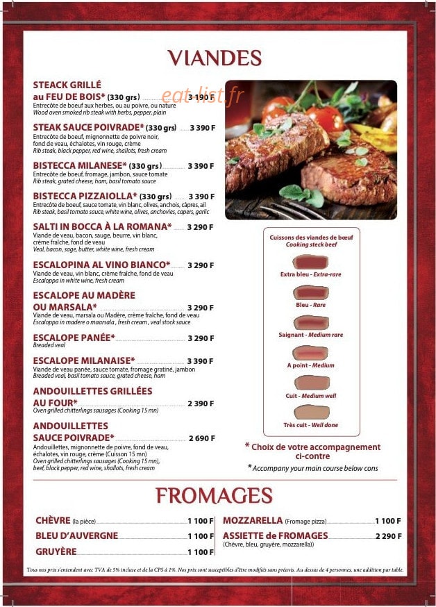 Lapizzeria — carte page 6
