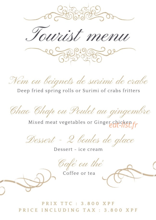 Le Jasmin — carte page 7