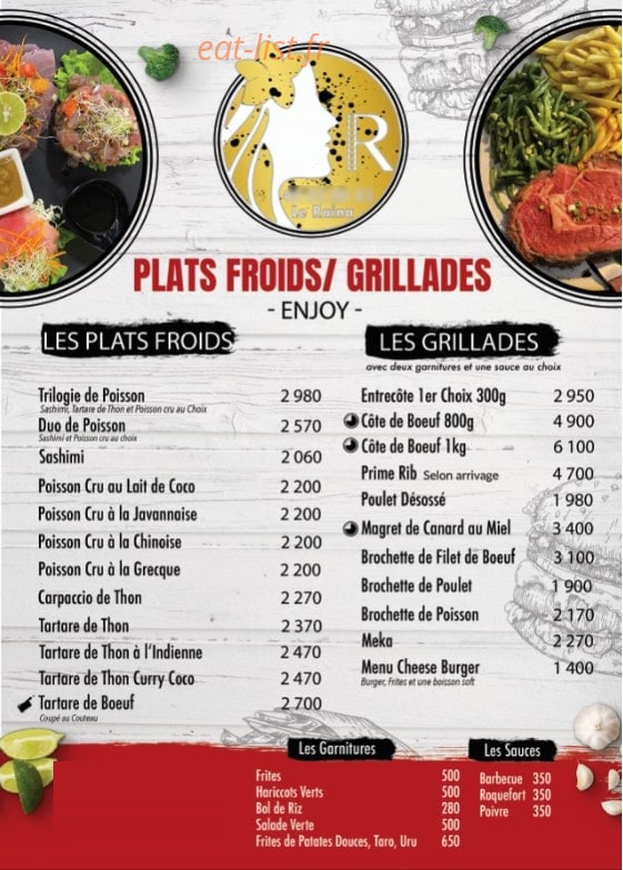 Le Raina — carte page 1