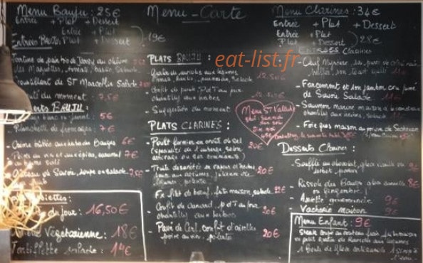 Market Coffee — carte page 1