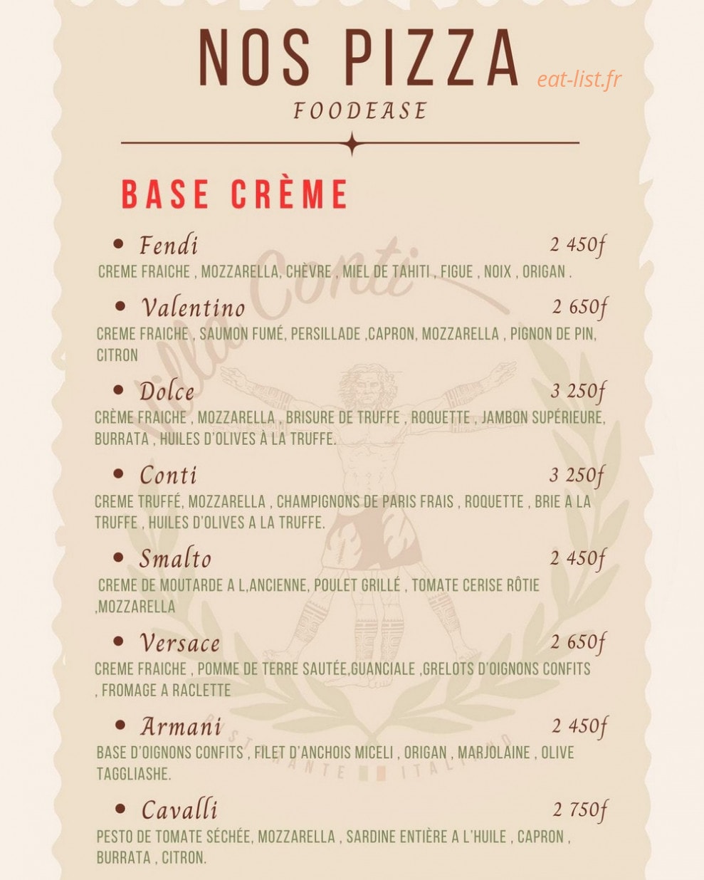Villa Conti — carte page 1