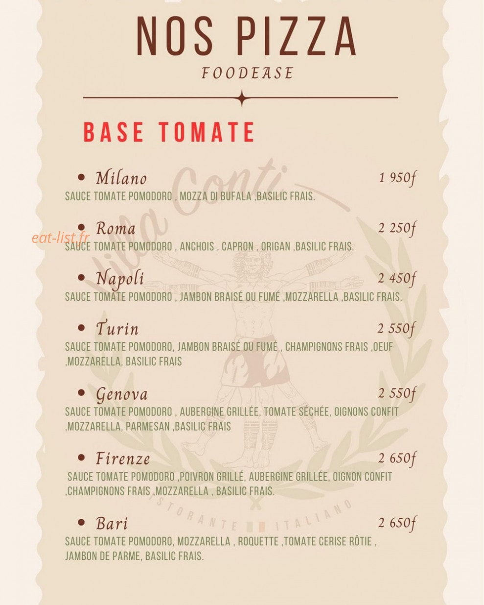 Villa Conti — carte page 2