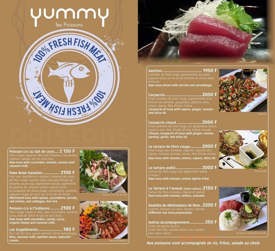 Yummy — carte page 4