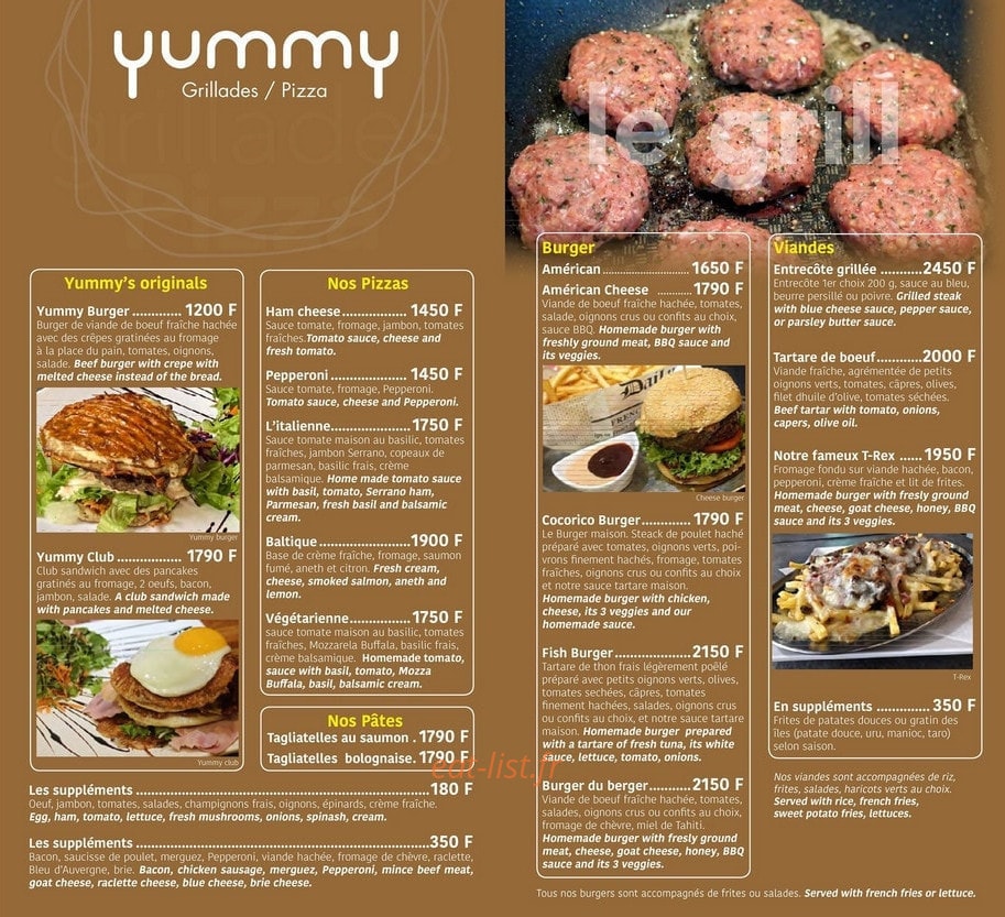 Yummy — carte page 5