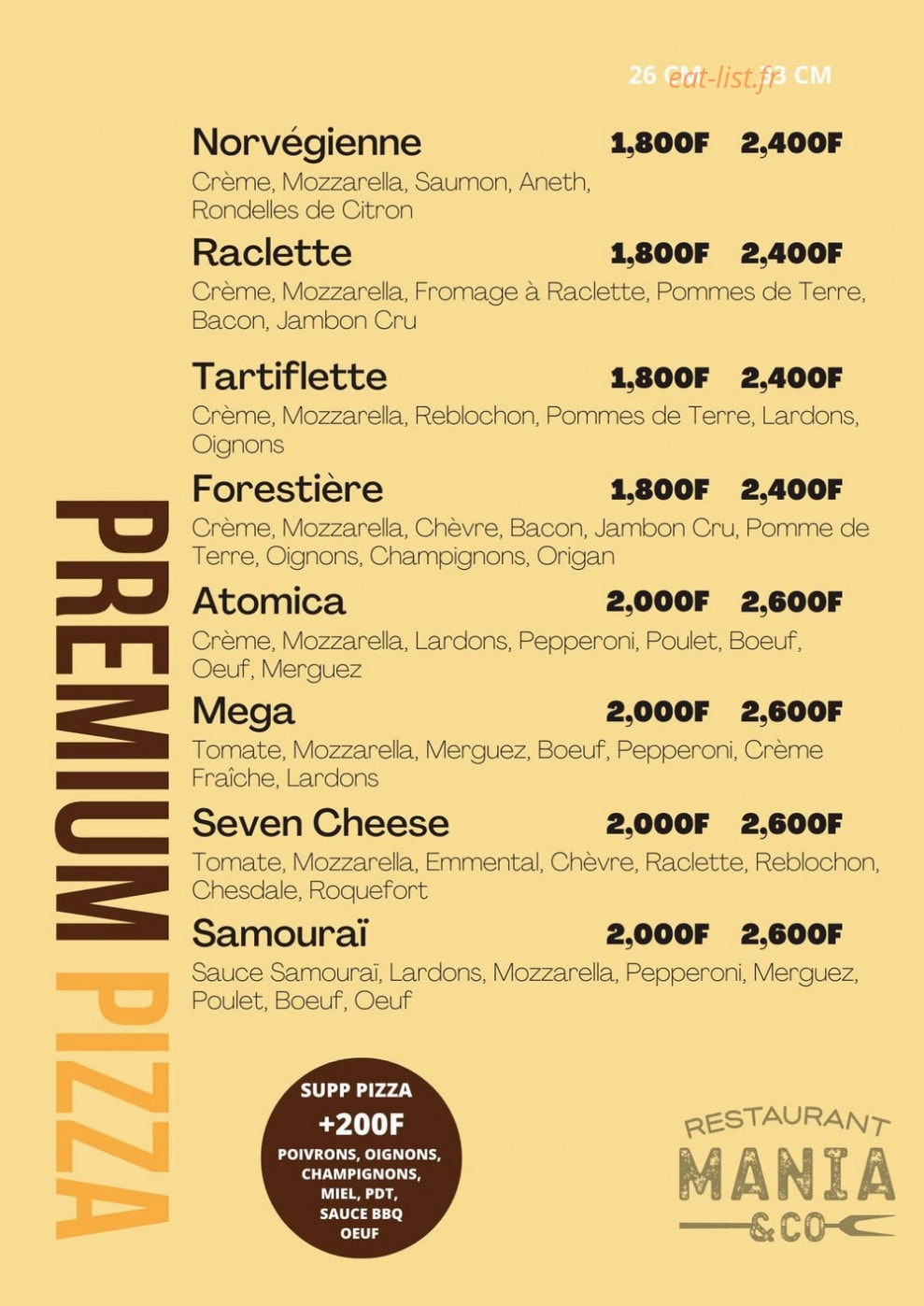 Mania & Co — carte page 5