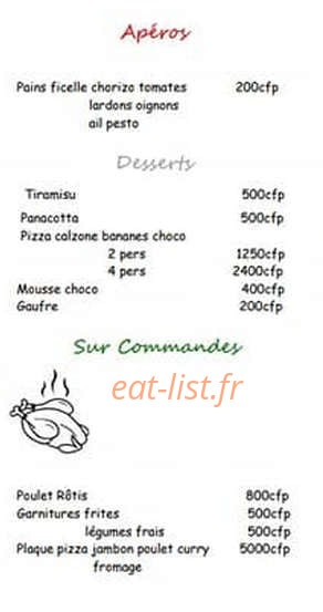 Al Dente — carte page 5