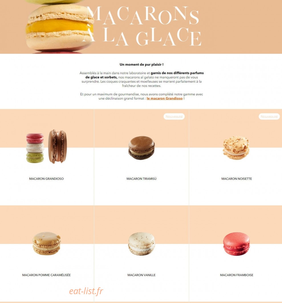 Amorino — carte page 9
