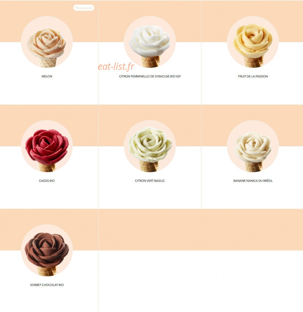 Amorino — carte page 2