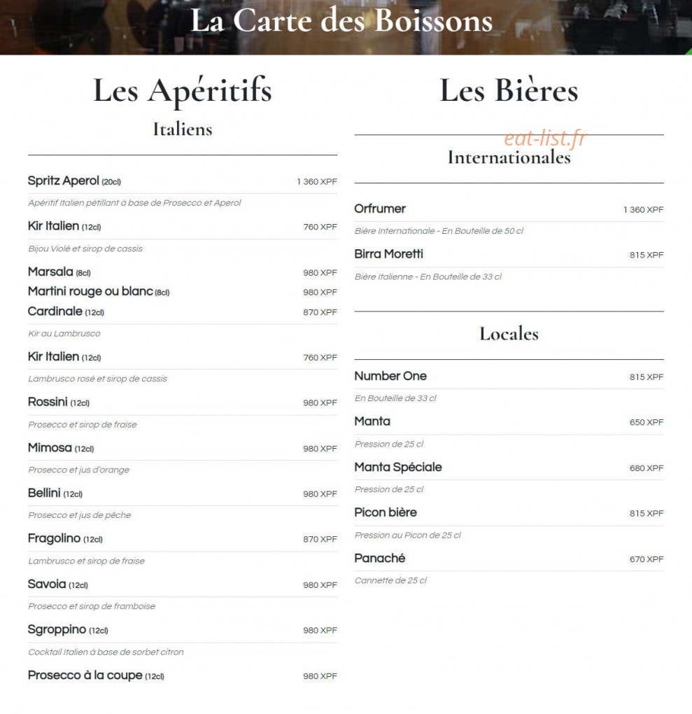 Casa Italia — carte page 7