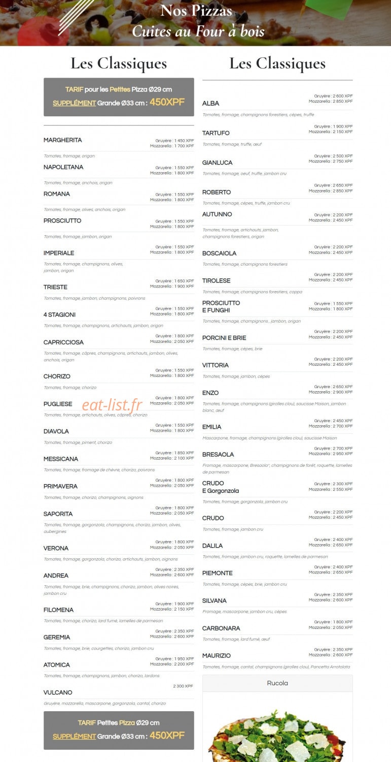 Casa Italia — carte page 4