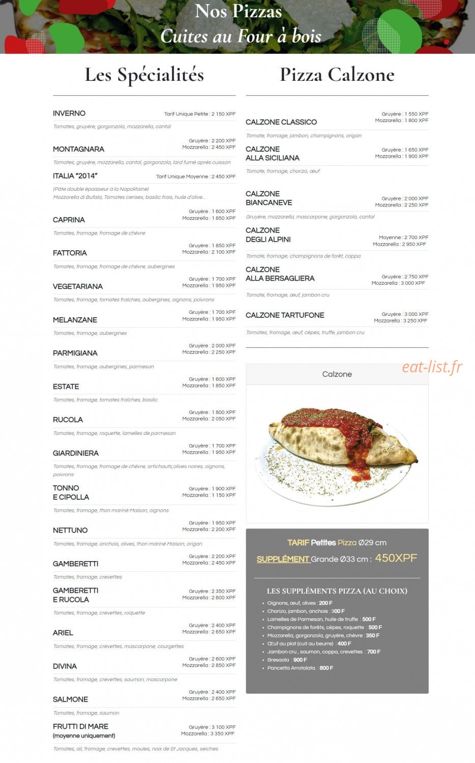 Casa Italia — carte page 5
