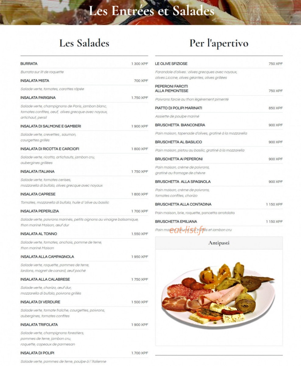 Casa Italia — carte page 1