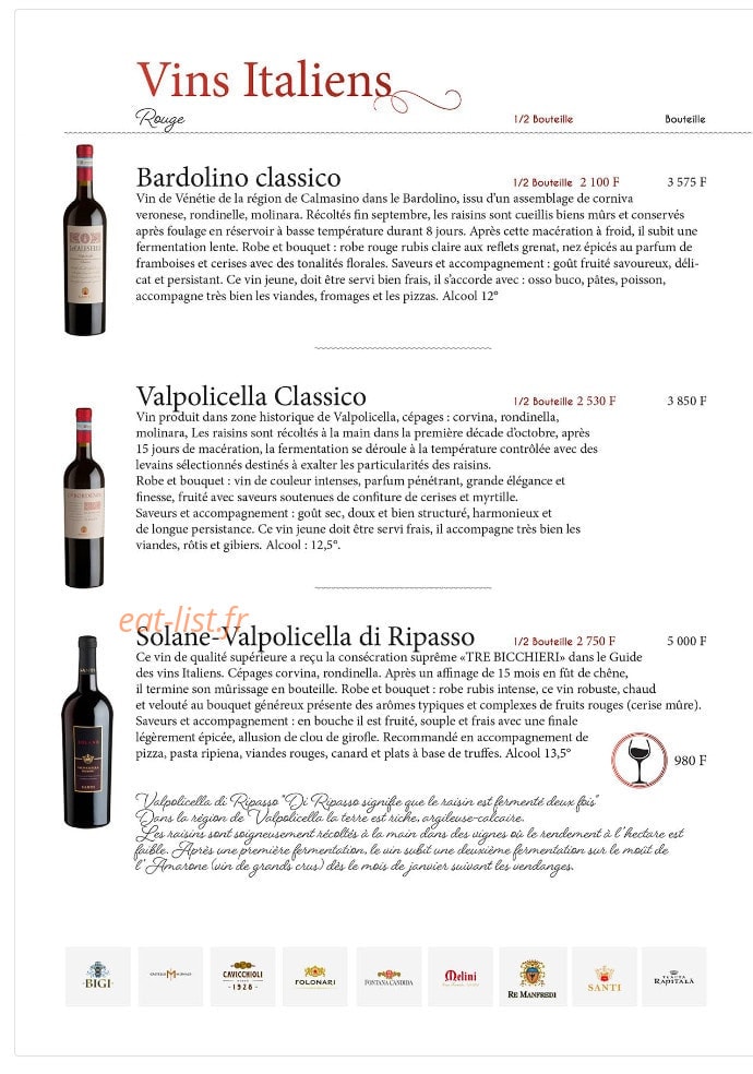 Casa Italia — carte page 17