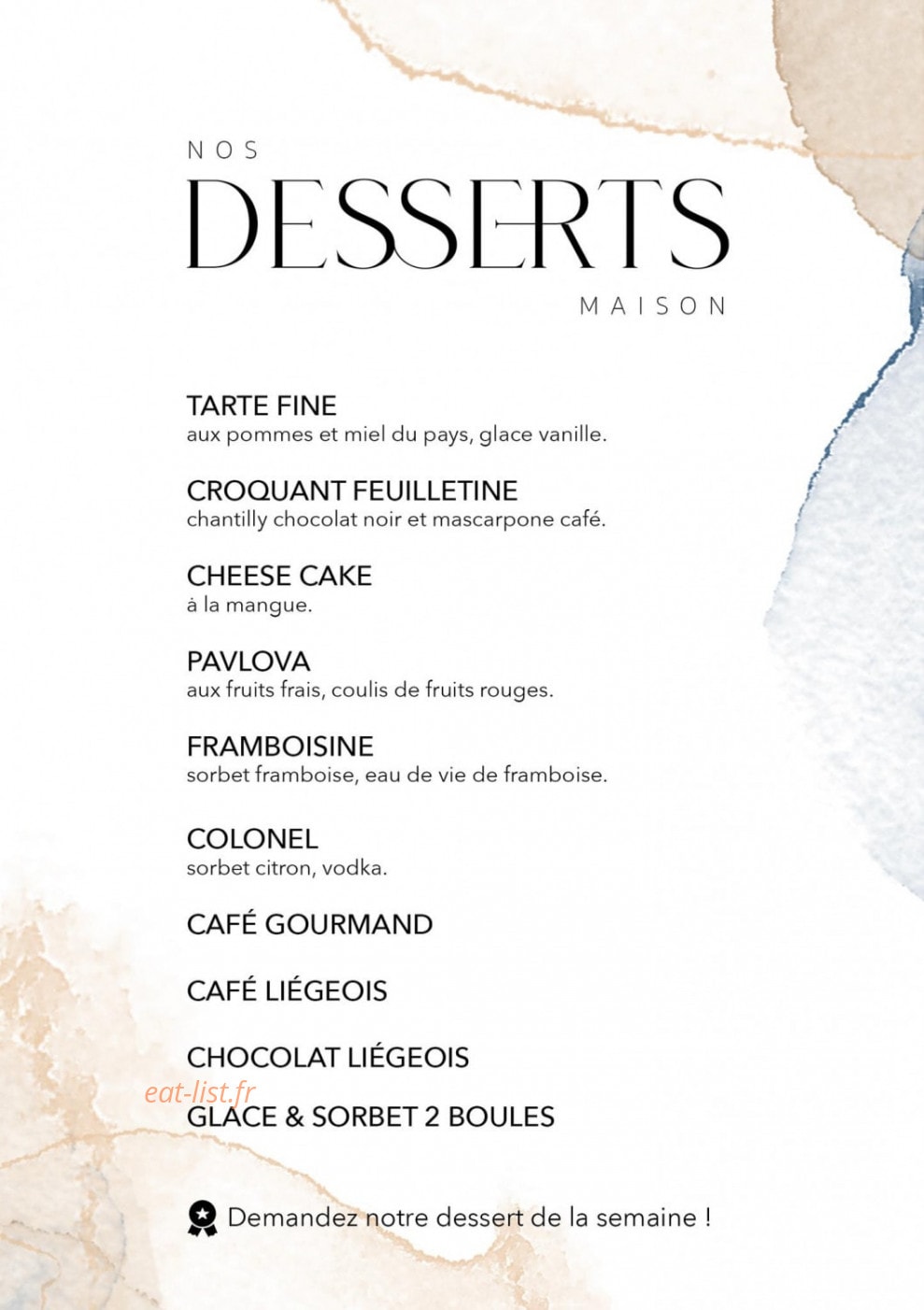 L'Arlequin — carte page 2