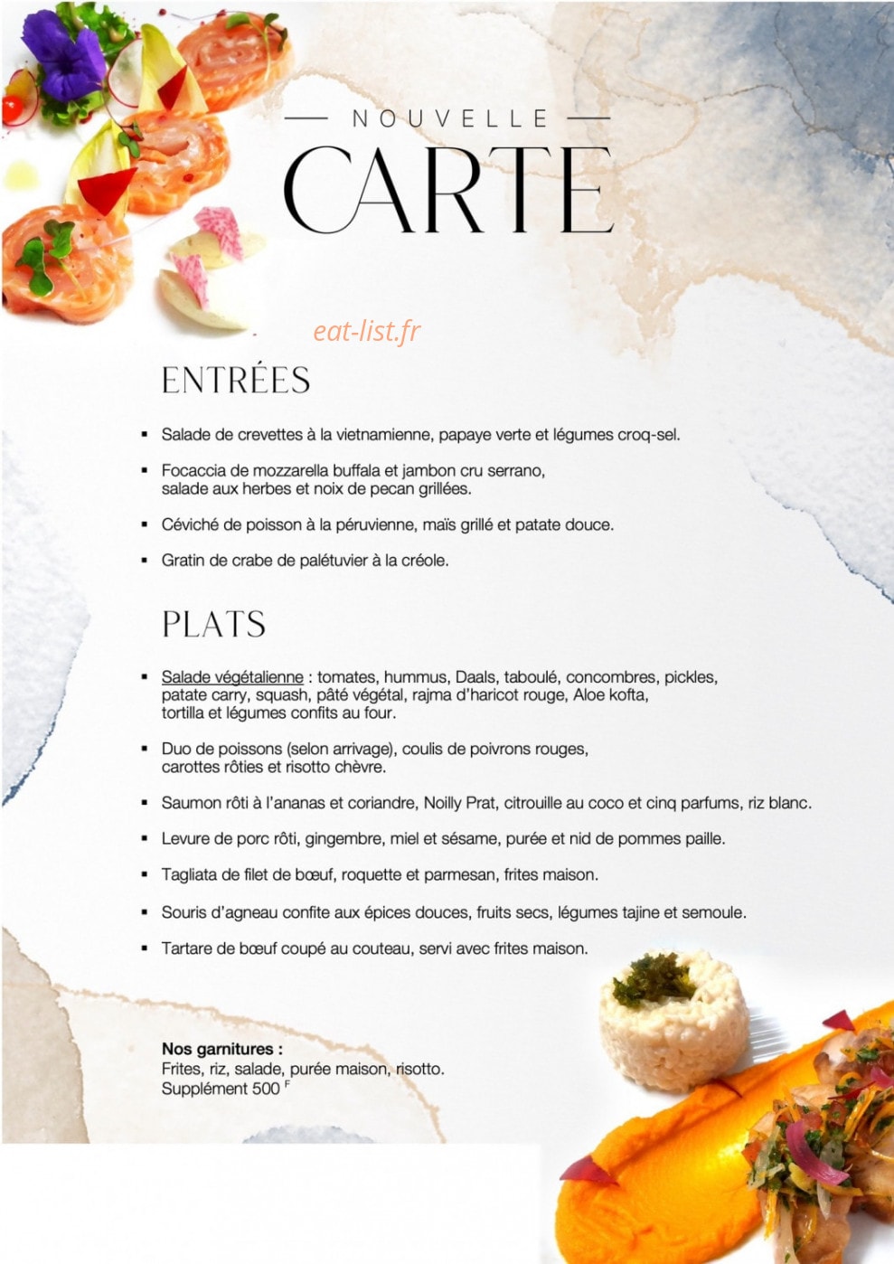 L'Arlequin — carte page 1