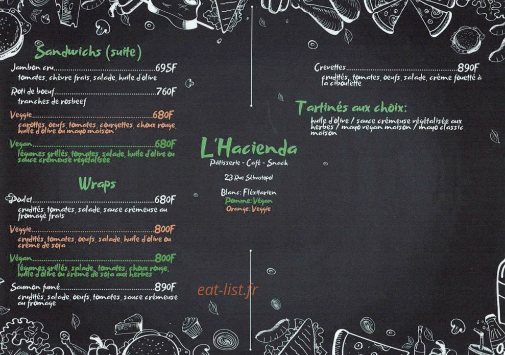 L'Hacienda — carte page 2