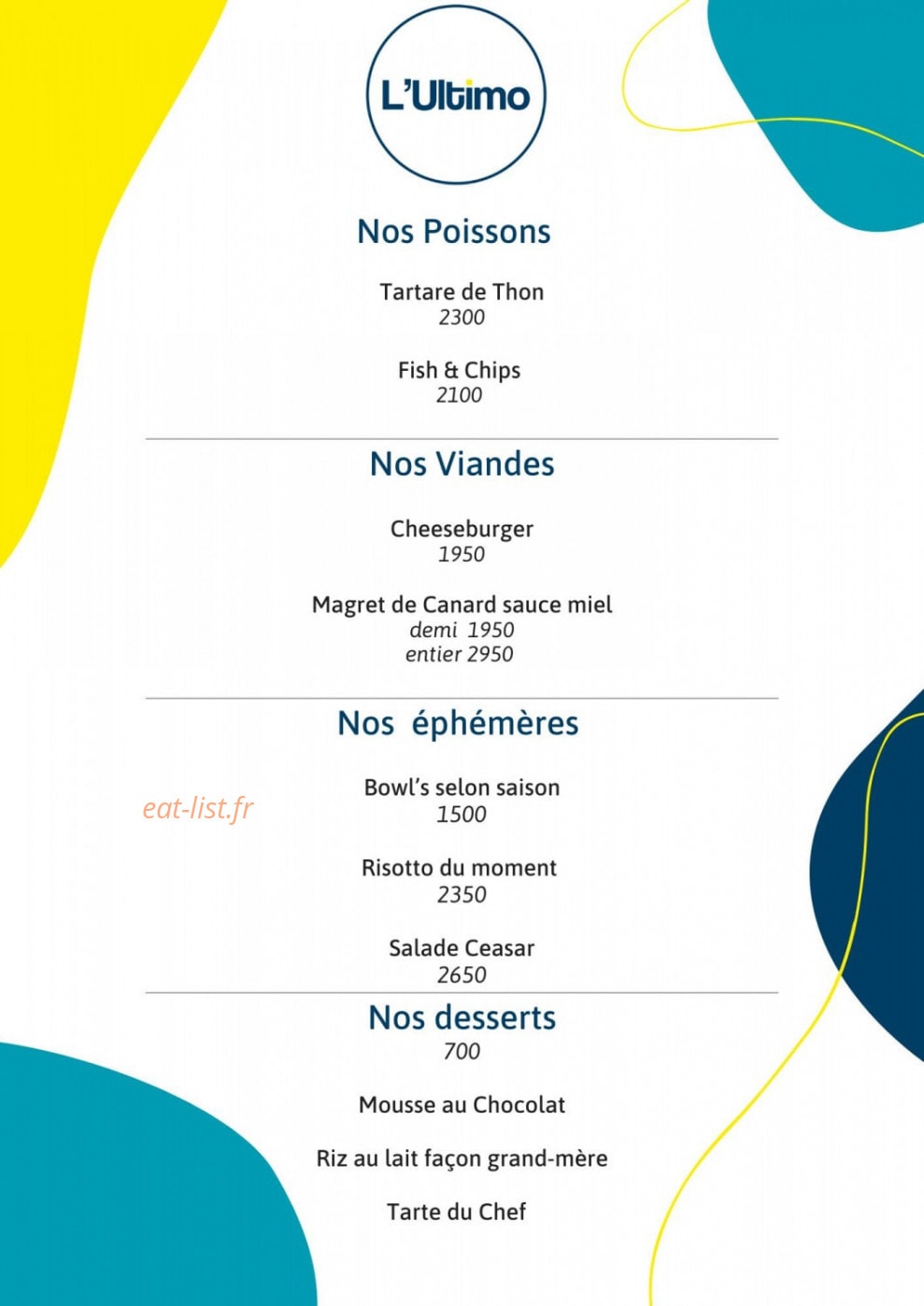 L'ultimo — carte page 2