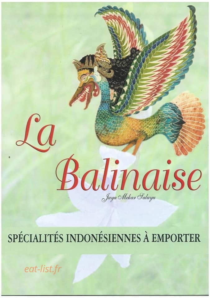 La balinaise — carte page 1