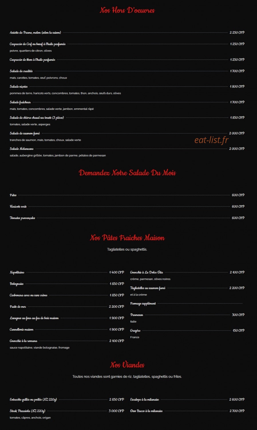 La dolce vita — carte page 5