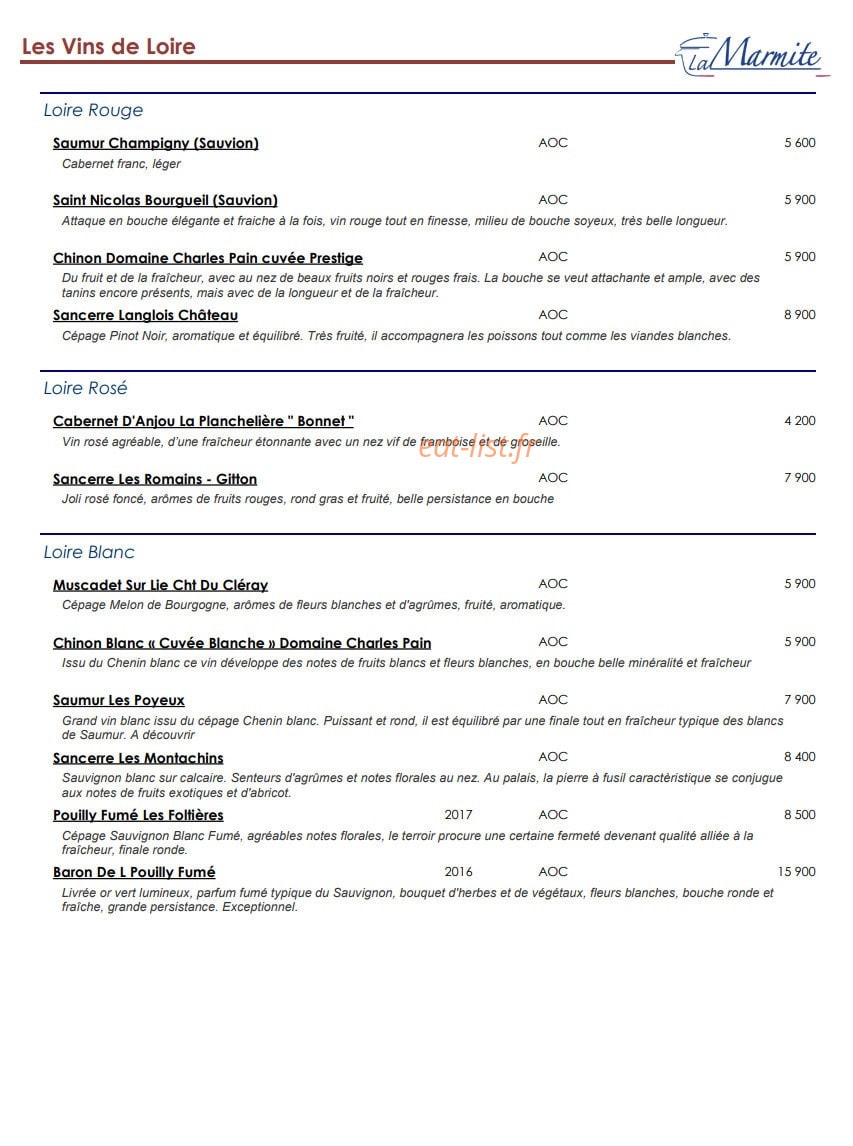 La Marmite et tire bouchon — carte page 10