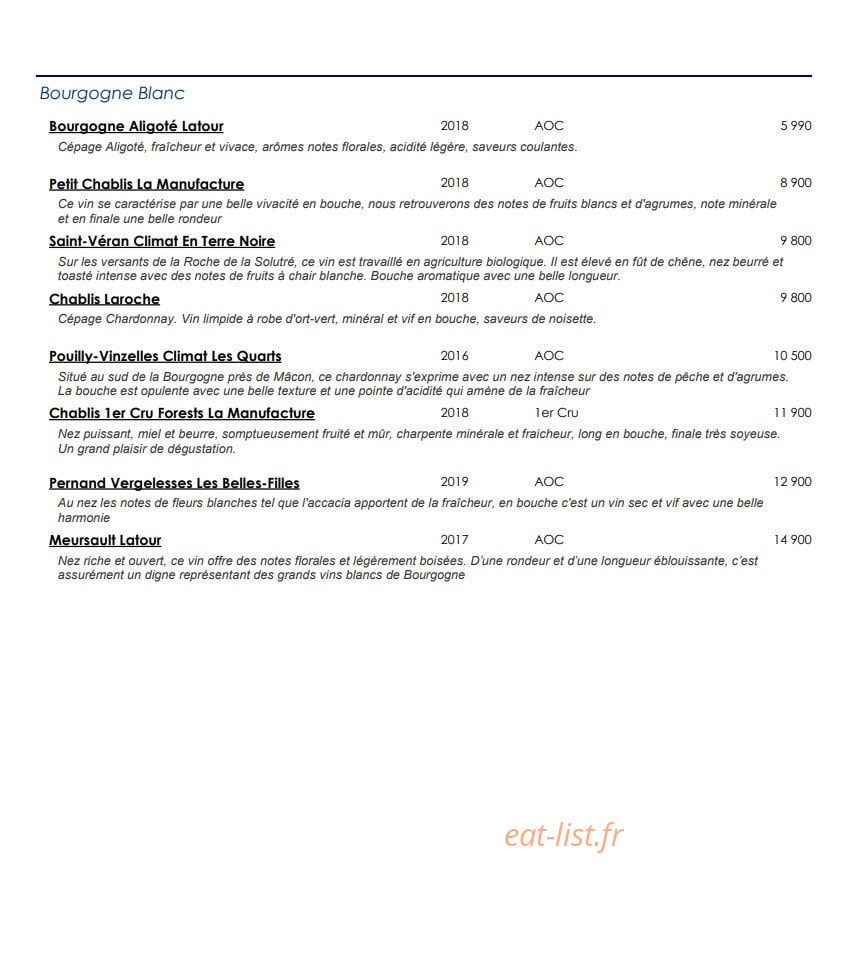 La Marmite et tire bouchon — carte page 7