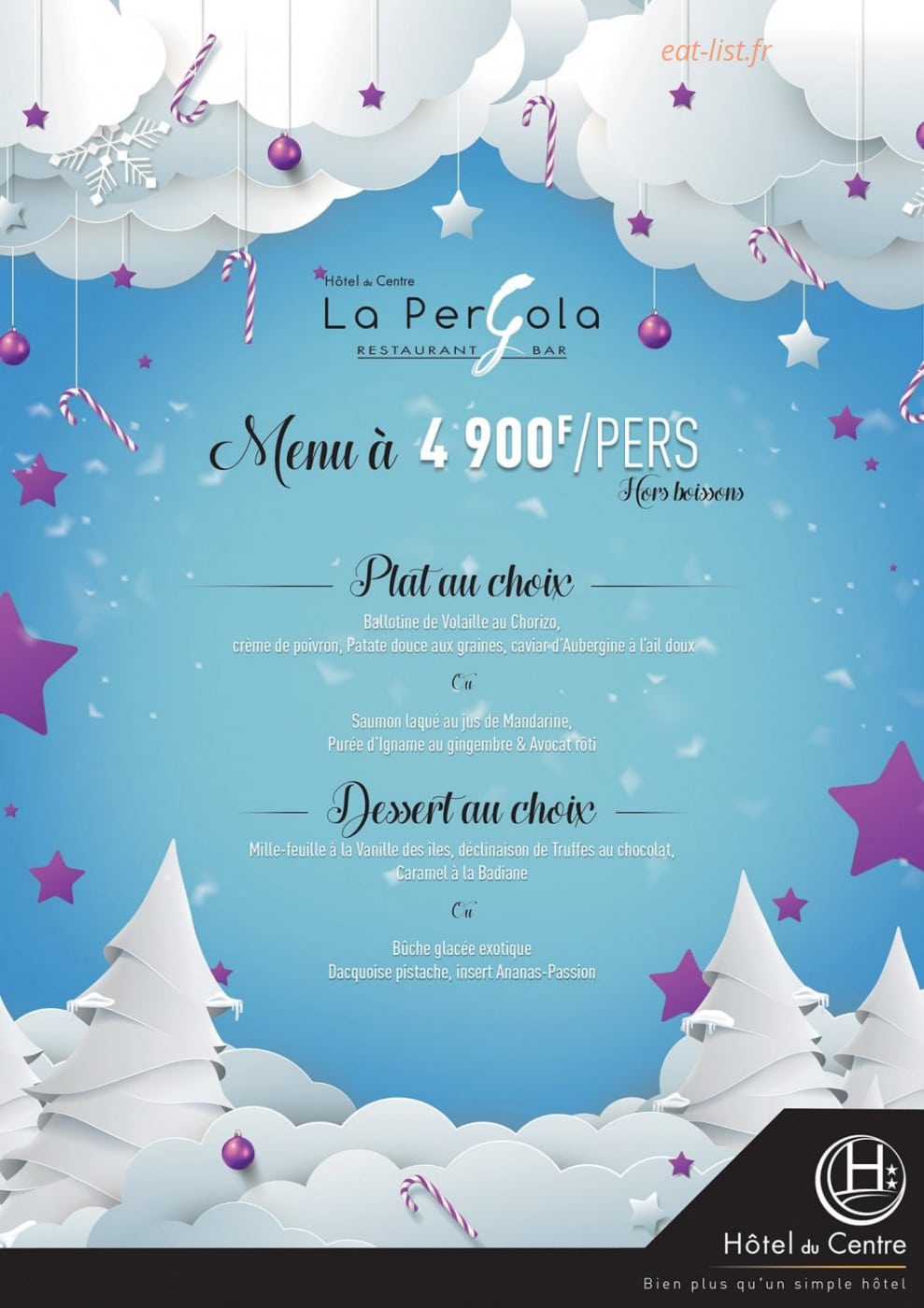 La pergola — carte page 6