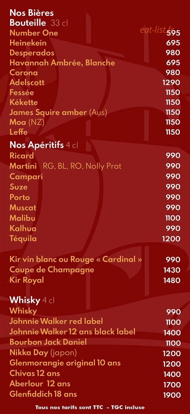 Le 3 Mâts — carte page 9